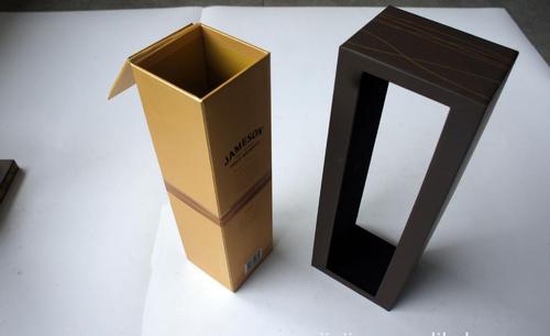 单支装红酒礼品包装木质包装容器工艺抽拉盒商品大图